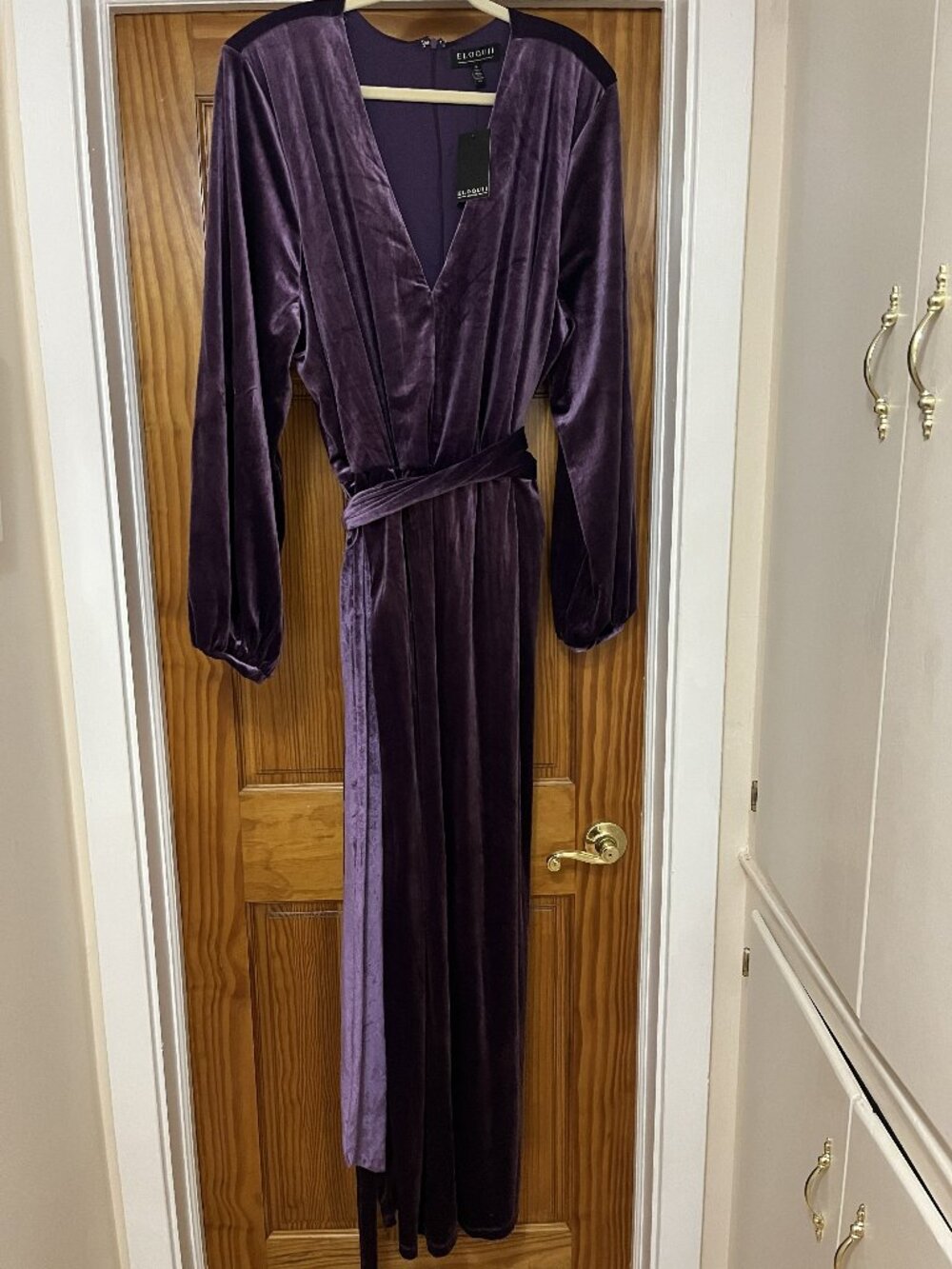 Eloquii Velvet Jumpsuit